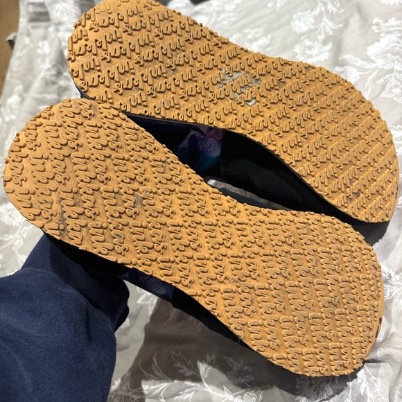 Inkkas Caladium black suede tropical floral sneakers 11 - Picture 6 of 9